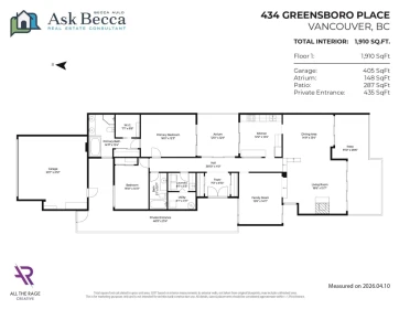 434 Greensboro Place, Vancouver, BC, Vancouver — Townhouse for sale