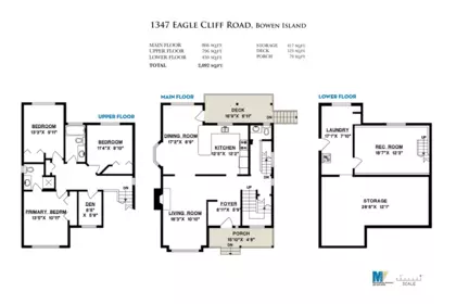 Basement Recreation Room Photo of 1347 Eagle Cliff Road, Bowen Island, BC