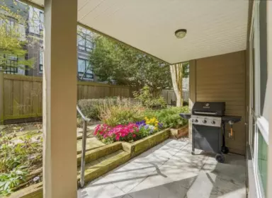 Outdoor Deck Photo of 110 9399 Tomicki Avenue, Richmond, BC
