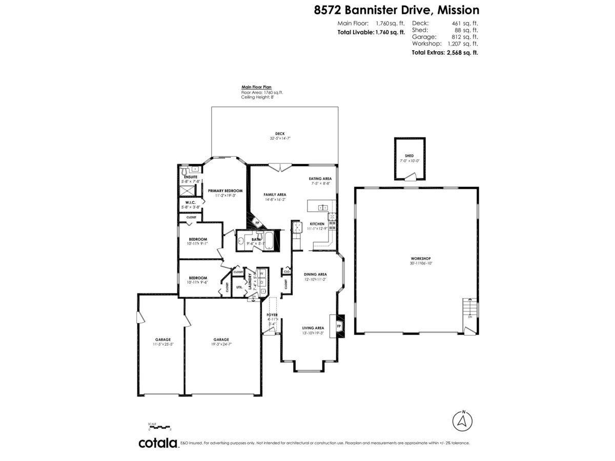 Exterior Rear Photo of 8572 Bannister Drive, Mission, BC