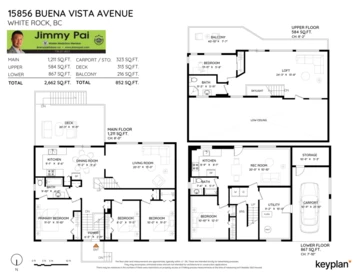 15856 Buena Vista Avenue, White Rock, BC, White Rock — Single Family Residence for sale