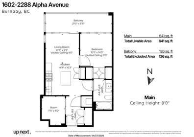Garage Interior Photo of 1602 2288 Alpha Avenue, Burnaby, BC