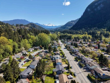 Aerial View of 38319 Westway Avenue, Squamish, BC