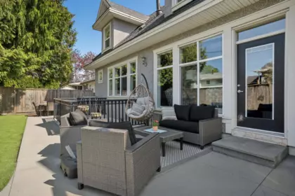 Aerial View of 675 Clare Avenue, Burnaby, BC