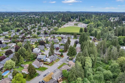 Aerial View of 5015 204 Street, Langley, BC