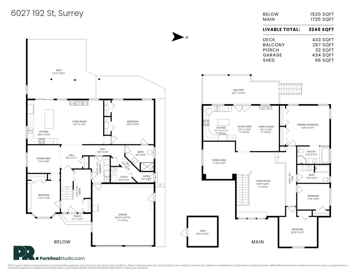 Exterior Rear Photo of 6027 192 Street, Surrey, BC