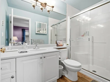 Powder Room Photo of 17 2538 Pitt River Road, Port Coquitlam, BC