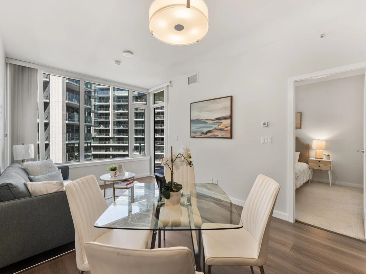 Dining Area Photo of 711 8628 Hazelbridge Way, Richmond, BC