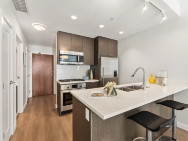 Kitchen Island Photo of 711 8628 Hazelbridge Way, Richmond, BC