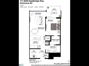 Outdoor Deck Photo of 711 8628 Hazelbridge Way, Richmond, BC