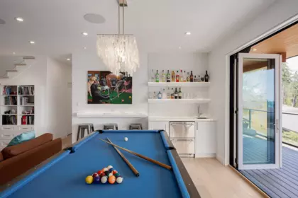 Basement Recreation Room Photo of 242 Shore Lane, Bowen Island, BC