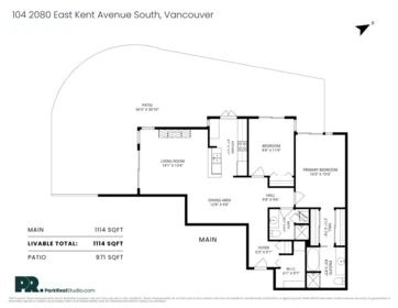 Basement Recreation Room Photo of 104 2080 E Kent Avenue South, Vancouver, BC