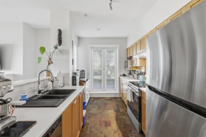 Kitchen Island Photo of 104 2080 E Kent Avenue South, Vancouver, BC