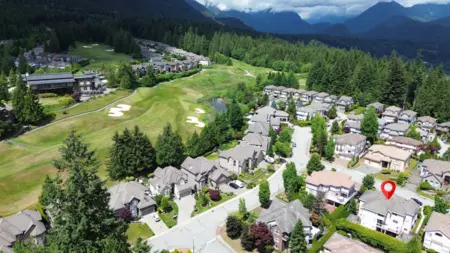 Aerial View of 3086 Carousel Court, Coquitlam, BC