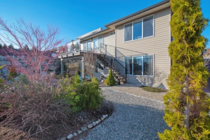 Aerial View of 6263 Apollo Road, Sechelt, BC