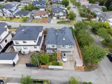 Aerial View of 4694 Northview Court, Burnaby, BC