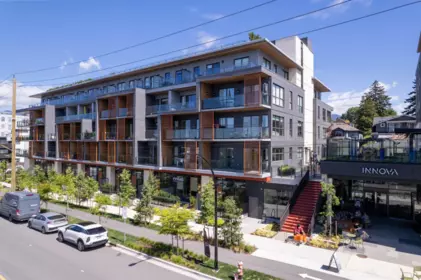 Outdoor Deck Photo of 317 422 E 3rd Street, North Vancouver, BC