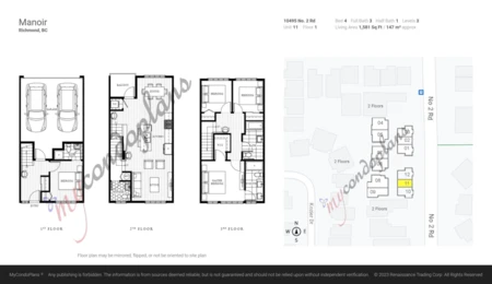 11 10495 No.2 Road, Richmond, BC, Richmond — Townhouse for sale