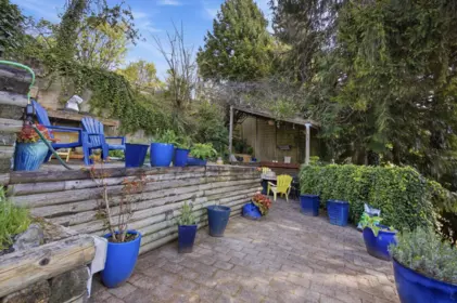Aerial View of 4057 Marine Drive, Burnaby, BC