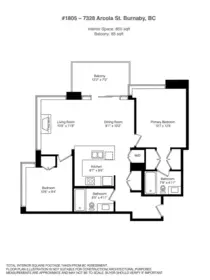 Garden / Landscaping Photo of 1805 7328 Arcola Street, Burnaby, BC