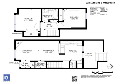 229 E 11th Avenue, Vancouver, BC, Vancouver — Townhouse for sale