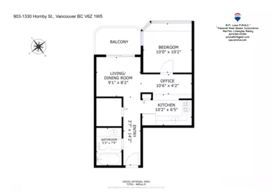 Loft / Bonus Room Photo of 903 1330 Hornby Street, Vancouver, BC