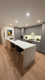 Kitchen Island Photo of PH1506 7977 Lansdowne Road, Richmond, BC