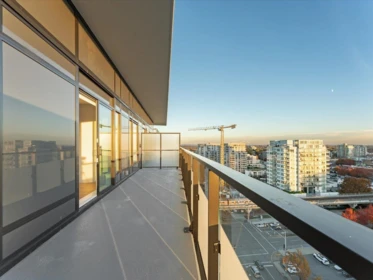 Outdoor Deck Photo of PH1506 7977 Lansdowne Road, Richmond, BC