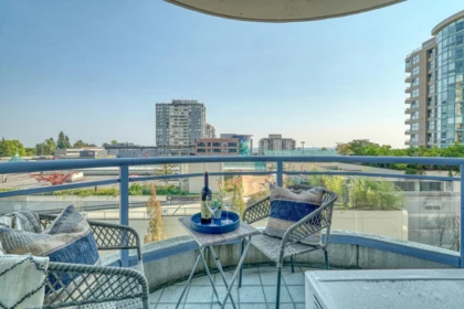 Outdoor Deck Photo of 803 719 Princess Street, New Westminster, BC