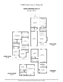 11089 Fuller South Crescent, Delta, BC, Delta — Half Duplex for sale