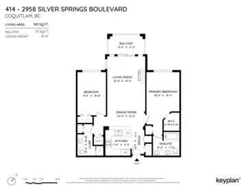 Exterior Rear Photo of 414 2958 Silver Spring Boulevard, Coquitlam, BC