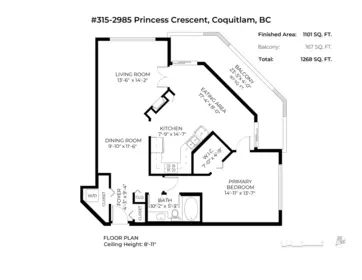 Loft / Bonus Room Photo of 315 2985 Princess Crescent, Coquitlam, BC