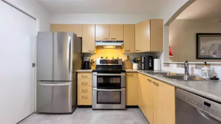 Primary Bedroom Photo of 106 8495 Jellicoe Street, Vancouver, BC