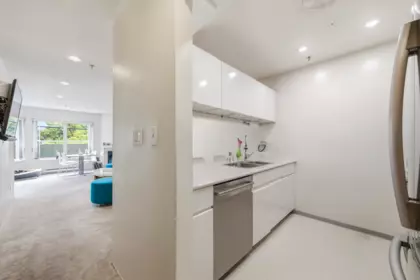 Kitchen Island Photo of 107 3280 W Broadway, Vancouver, BC