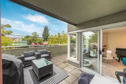 Outdoor Deck Photo of 107 3280 W Broadway, Vancouver, BC