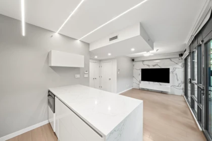 Kitchen Island Photo of 105 2378 Alpha Avenue, Burnaby, BC