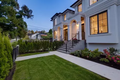 Aerial View of 2118 W 21st Avenue, Vancouver, BC