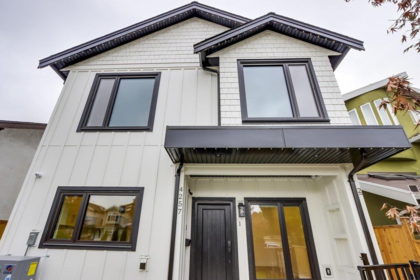 Exterior Rear Photo of 1 4257 Knight Street, Vancouver, BC