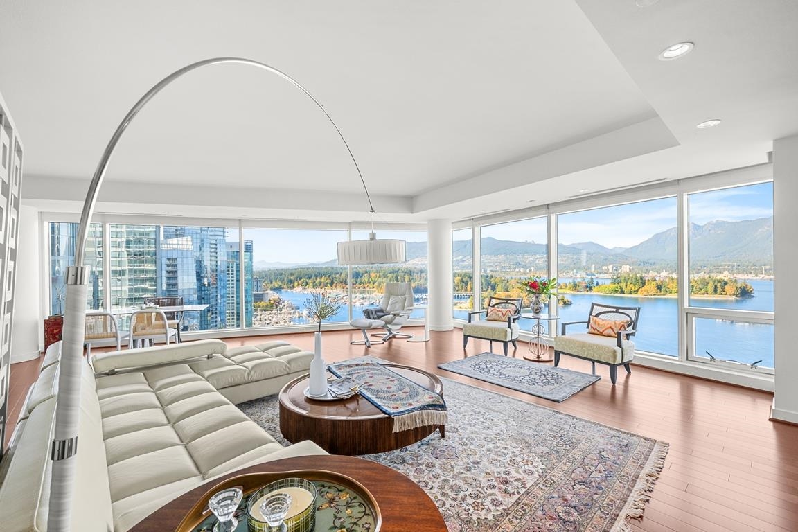 Living Room Photo of 2101 1139 W Cordova Street, Vancouver, BC