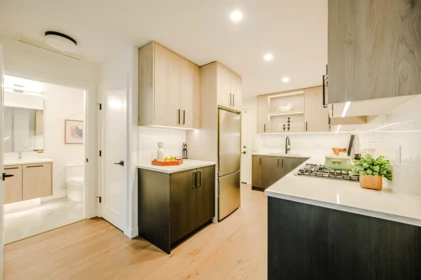 Kitchen Island Photo of 303 6859 Cambie Street, Vancouver, BC