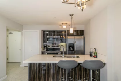 Kitchen Island Photo of 303 22318 Lougheed Highway, Maple Ridge, BC