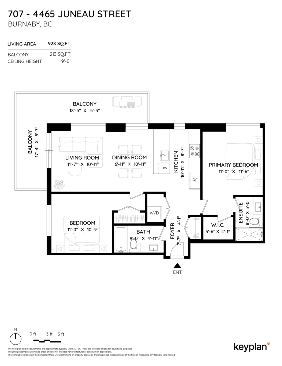 Street View Photo of 707 4465 Juneau Street, Burnaby, BC