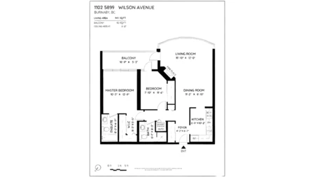 Entry Foyer Photo of 1102 5899 Wilson Avenue, Burnaby, BC