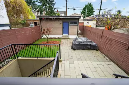 Aerial View of 969 W 18th Avenue, Vancouver, BC