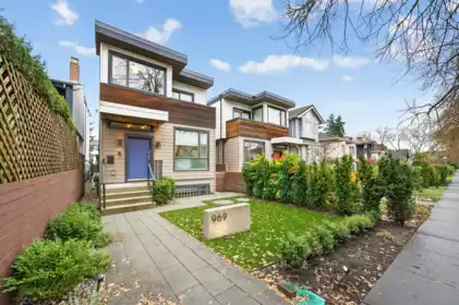 969 W 18th Avenue, Vancouver, BC, Cambie — 4 bed single family residence for sale