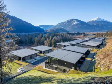 Front exterior of 29 4000 Sunstone Way, Pemberton, BC