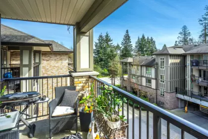 Outdoor Deck Photo of 412 8717 160 Street, Surrey, BC