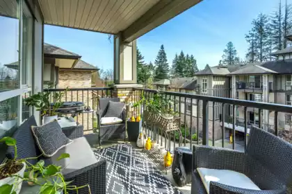 Outdoor Patio Photo of 412 8717 160 Street, Surrey, BC