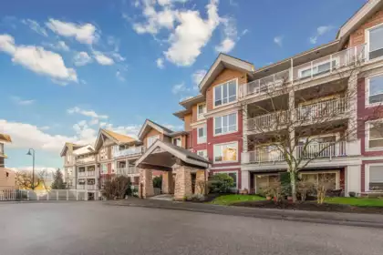 Exterior Rear Photo of 414 6440 194 Street, Surrey, BC