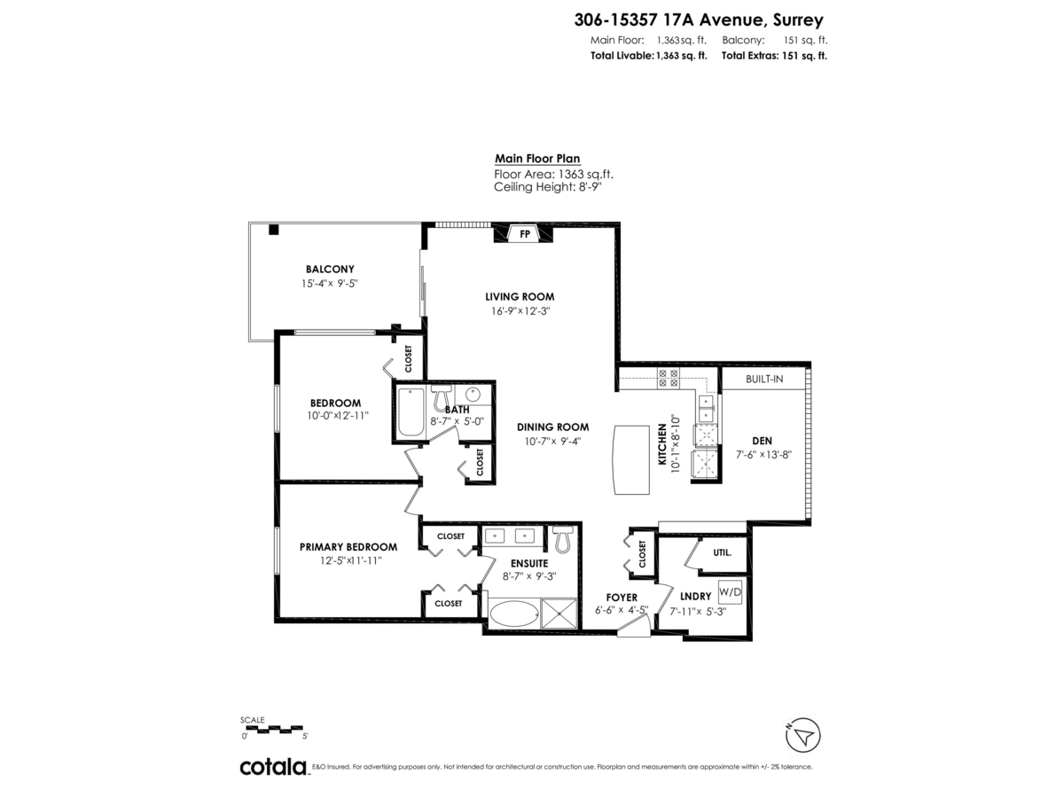 Exterior Rear Photo of 306 15357 17a Avenue, Surrey, BC